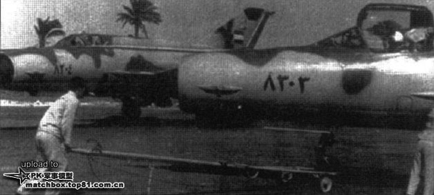 1970年驻扎在埃的苏联国土防空军的米格-21