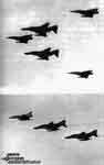 首批四架F-4E抵达以色列，前来迎接的是101中队的幻影III