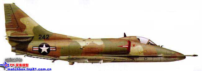 以色列空军的第一架A-4H 155242
