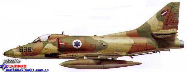 A-4E老鹰266在赎罪日战争后重新编号866
