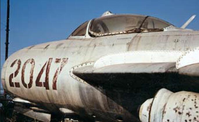 越南空军博物馆的米格-17