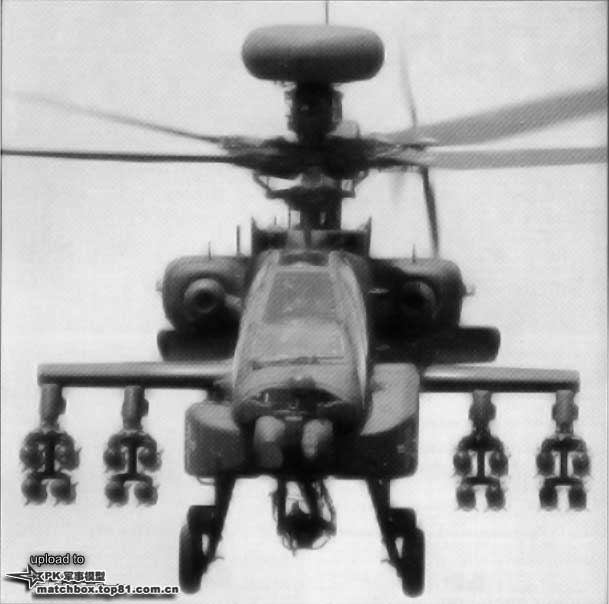 AH-64D长弓阿帕奇的一张宣传照片