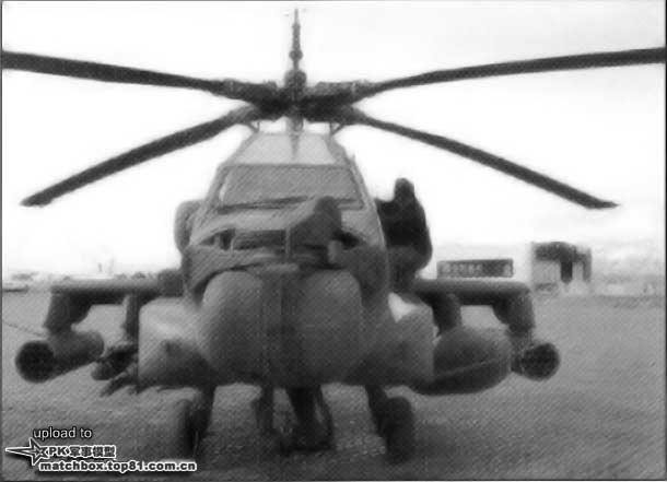 一架101航空团3营A连的AH-64A