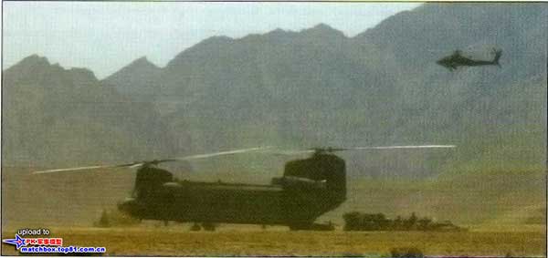 CH-47D支奴干则被用来在持久与自由行动中搭载部队执行任务