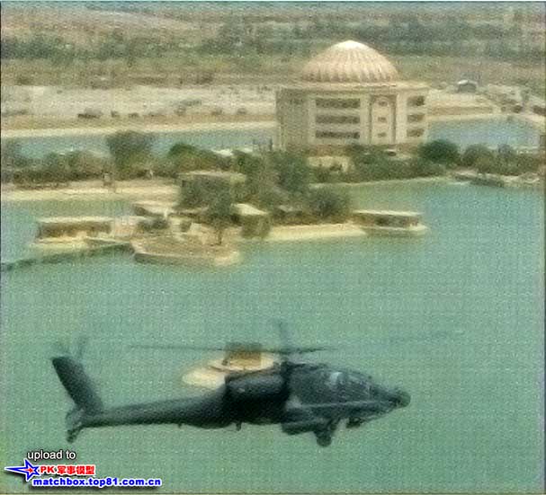 “Viper 14”机组正在萨达姆.侯赛因的行宫旁巡逻