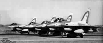 F-16A雀鹰129、118、107、113