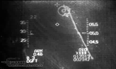 宰特曼击落一架米格-23时的HUD摄像记录