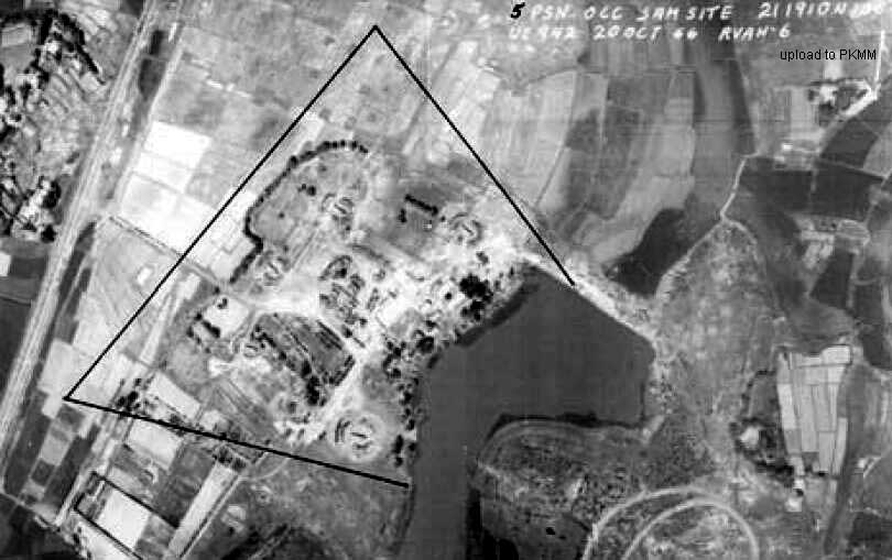 北越的地空导弹阵地照片