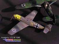 爱德美 1/72 Bf 109 黄11